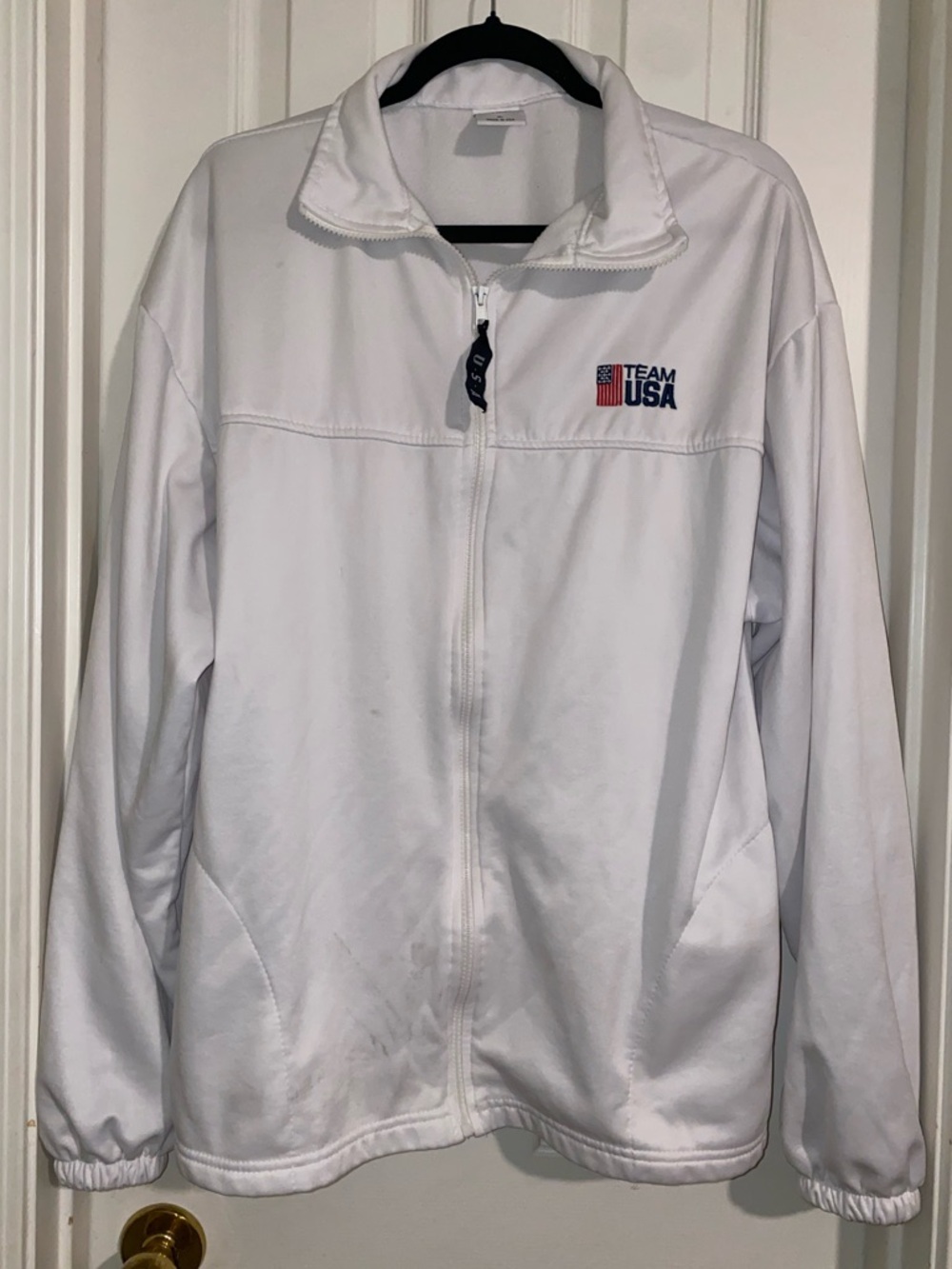 Team USA White Full-Zip Jacket -‎ Women's